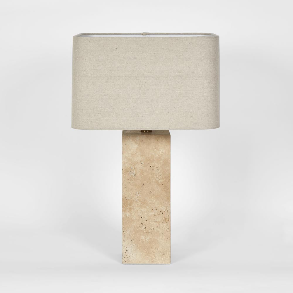 Imperial Travertine Table Lamp
