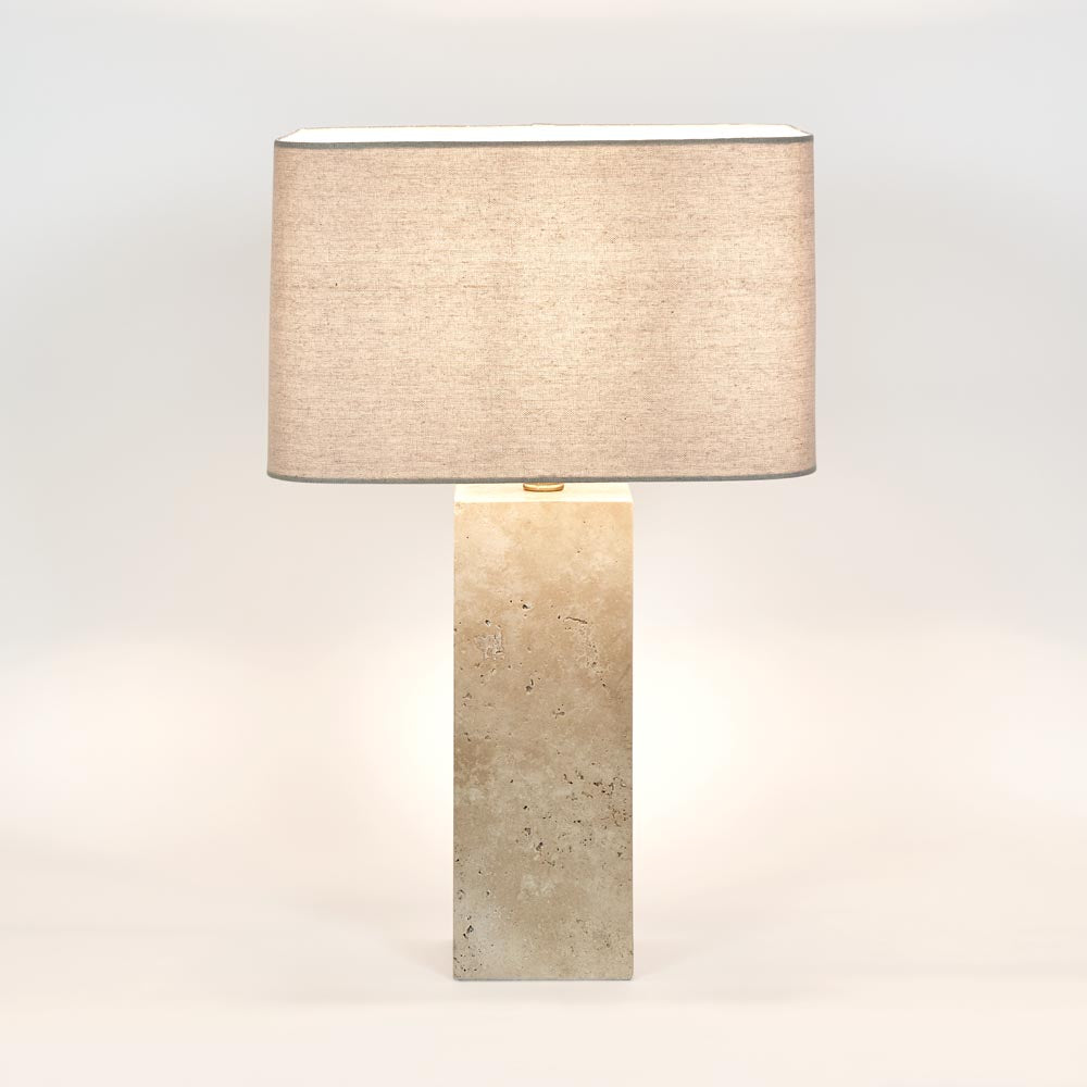 Imperial Travertine Table Lamp