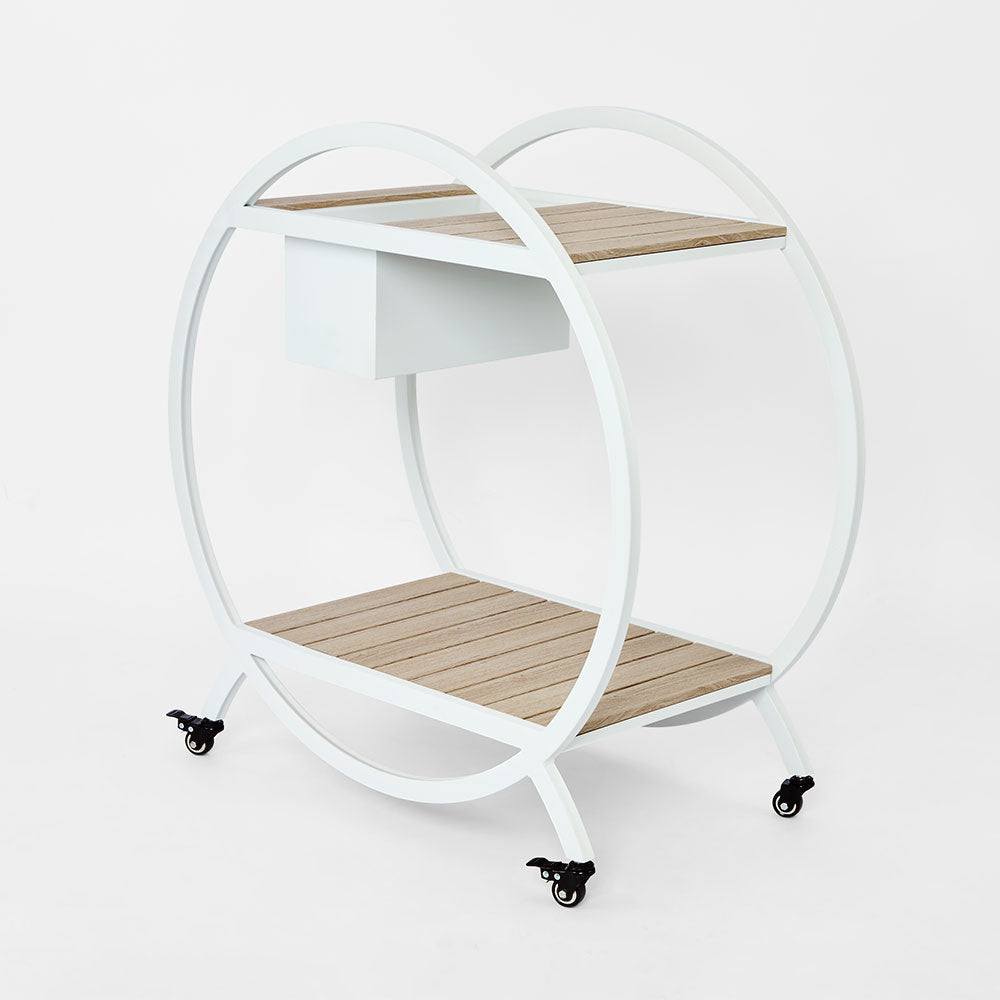 Ryder Bar Cart - White