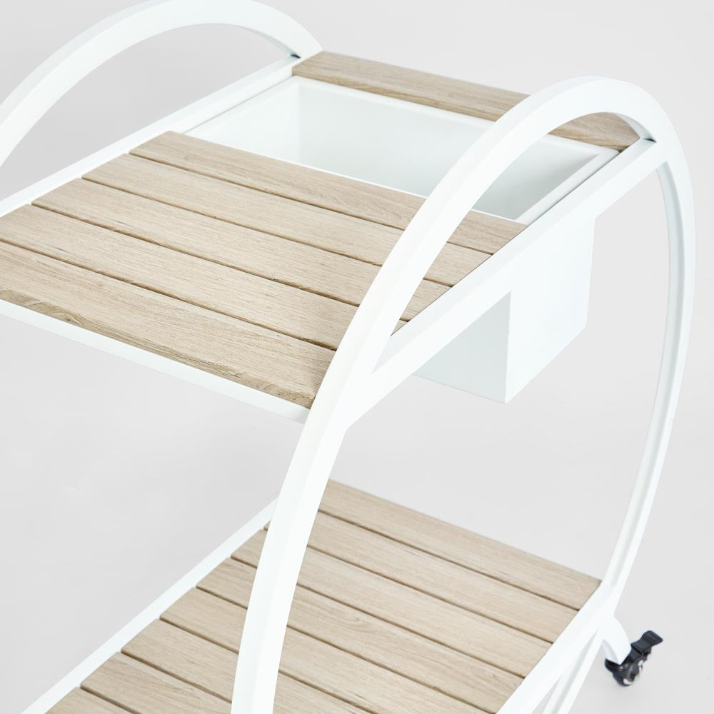 Ryder Bar Cart - White