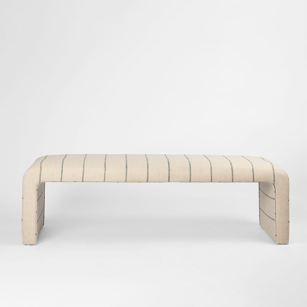 Southport Bench - Navy Stripe