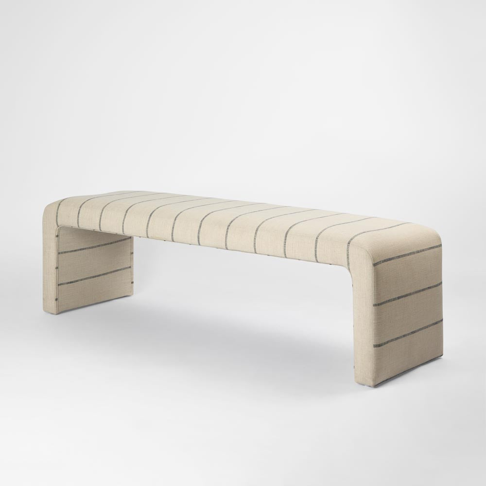 Southport Bench - Navy Stripe