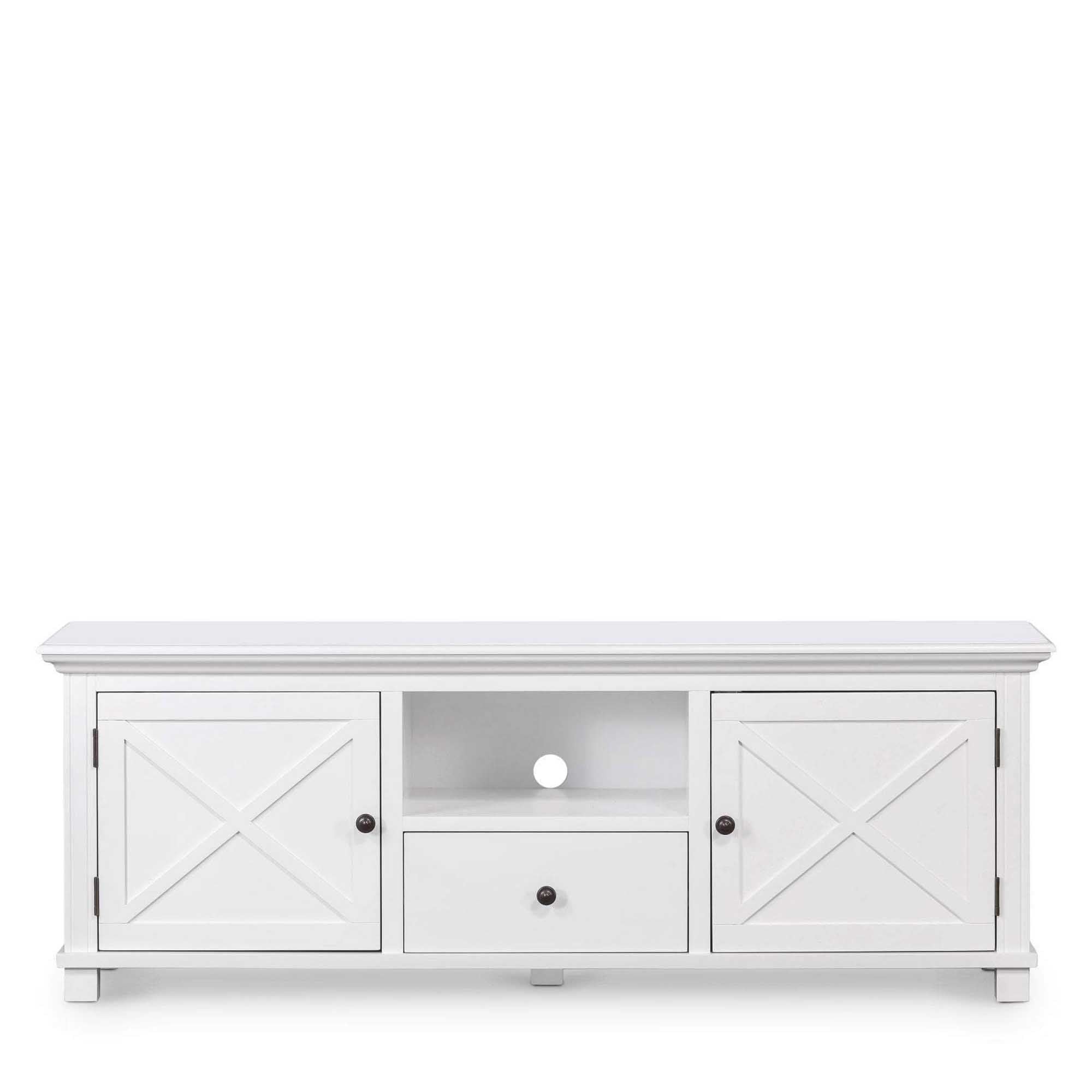 Sorrento Hamptons Media Unit - White