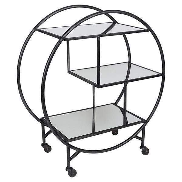 Orbit Bar Cart - Black