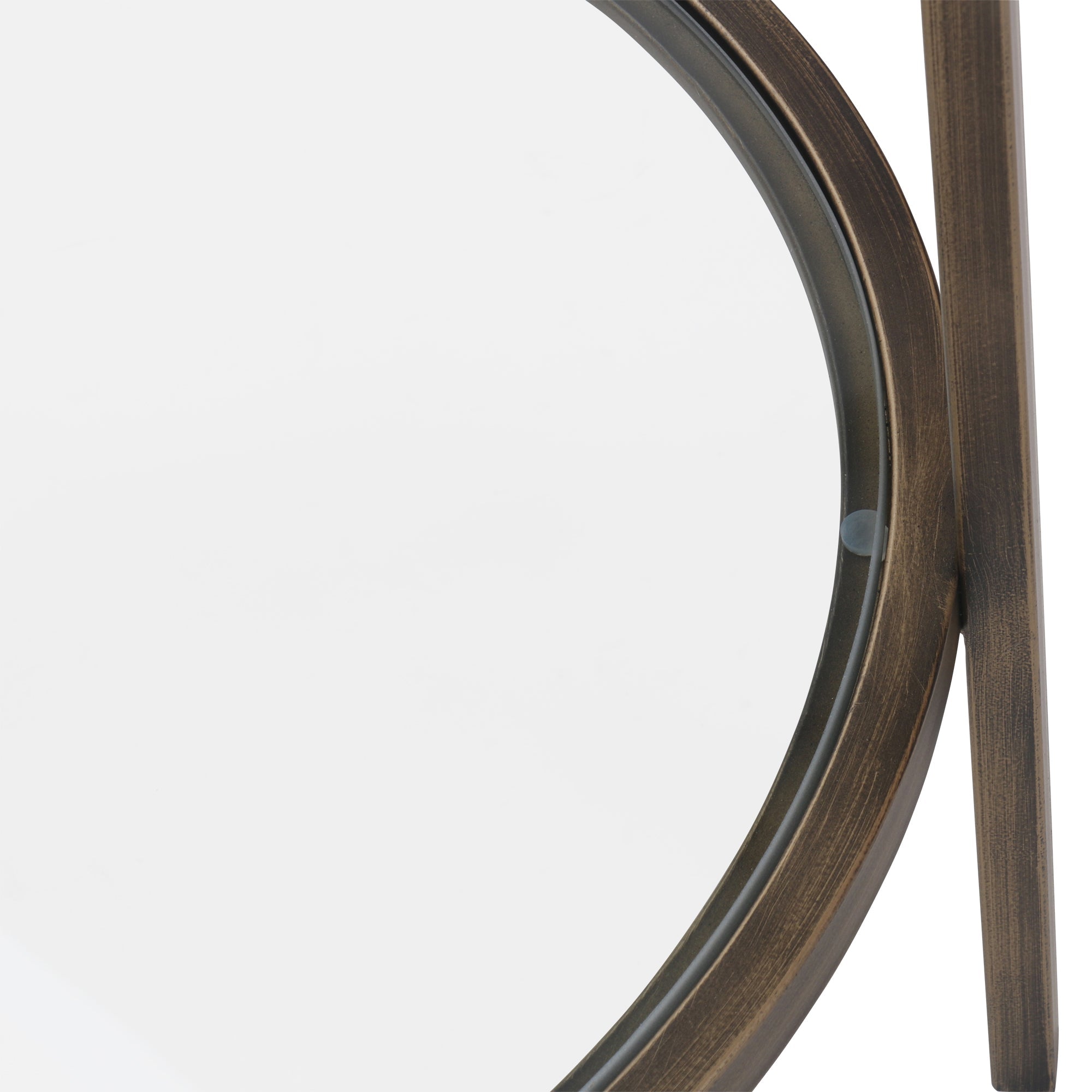 Palladium Glass Coffee Table - Brass