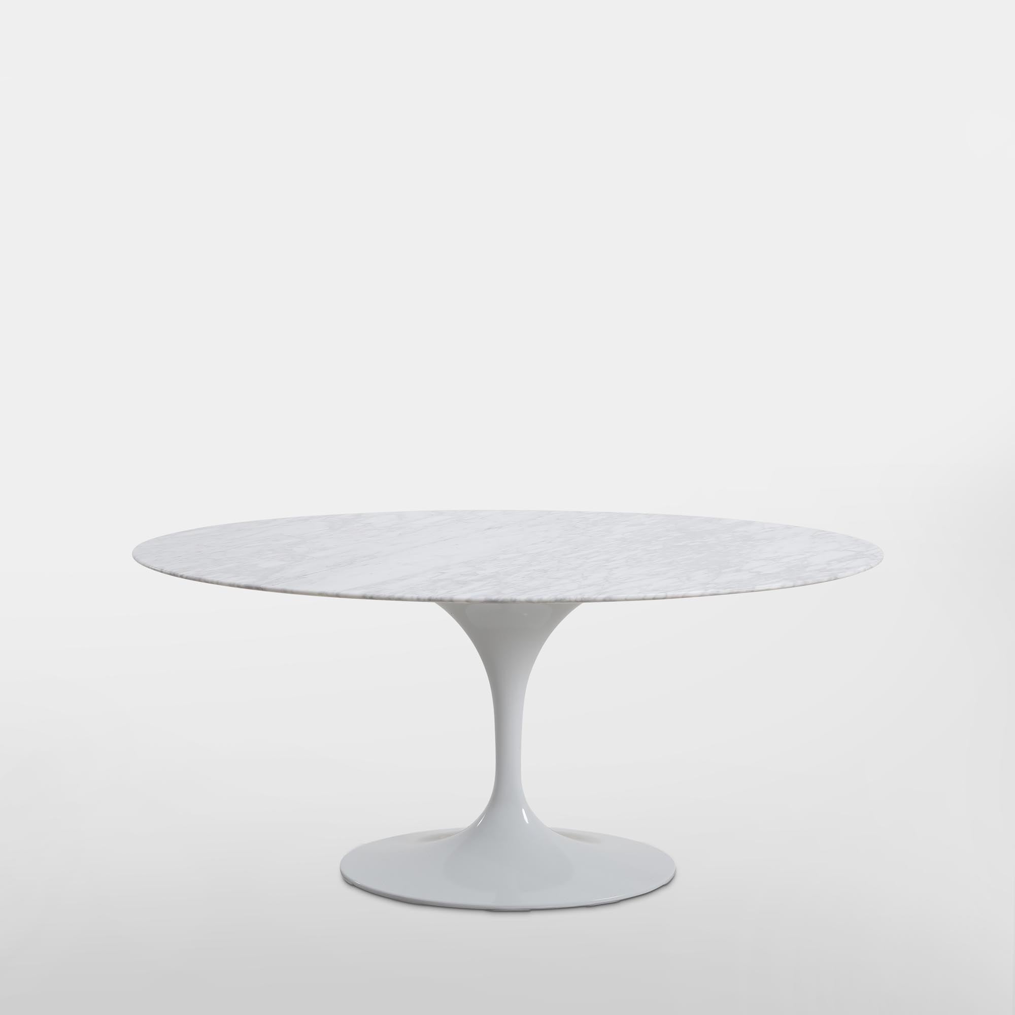 Aurora Oval 160cm Marble Dining Table