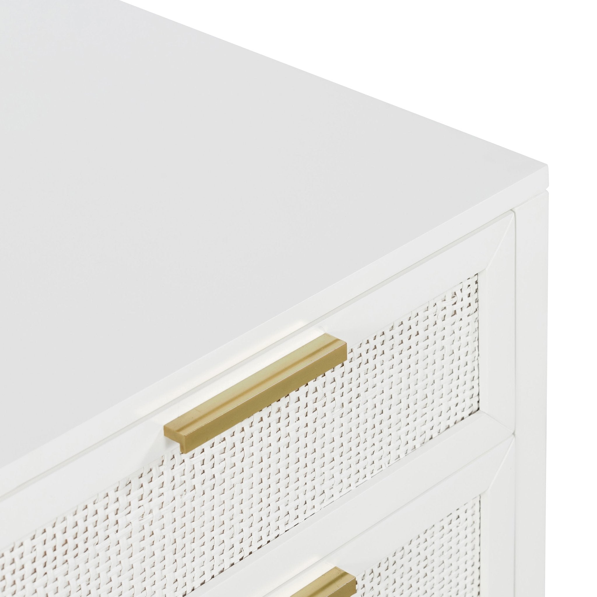 Santorini 3 Drawer Dresser - White