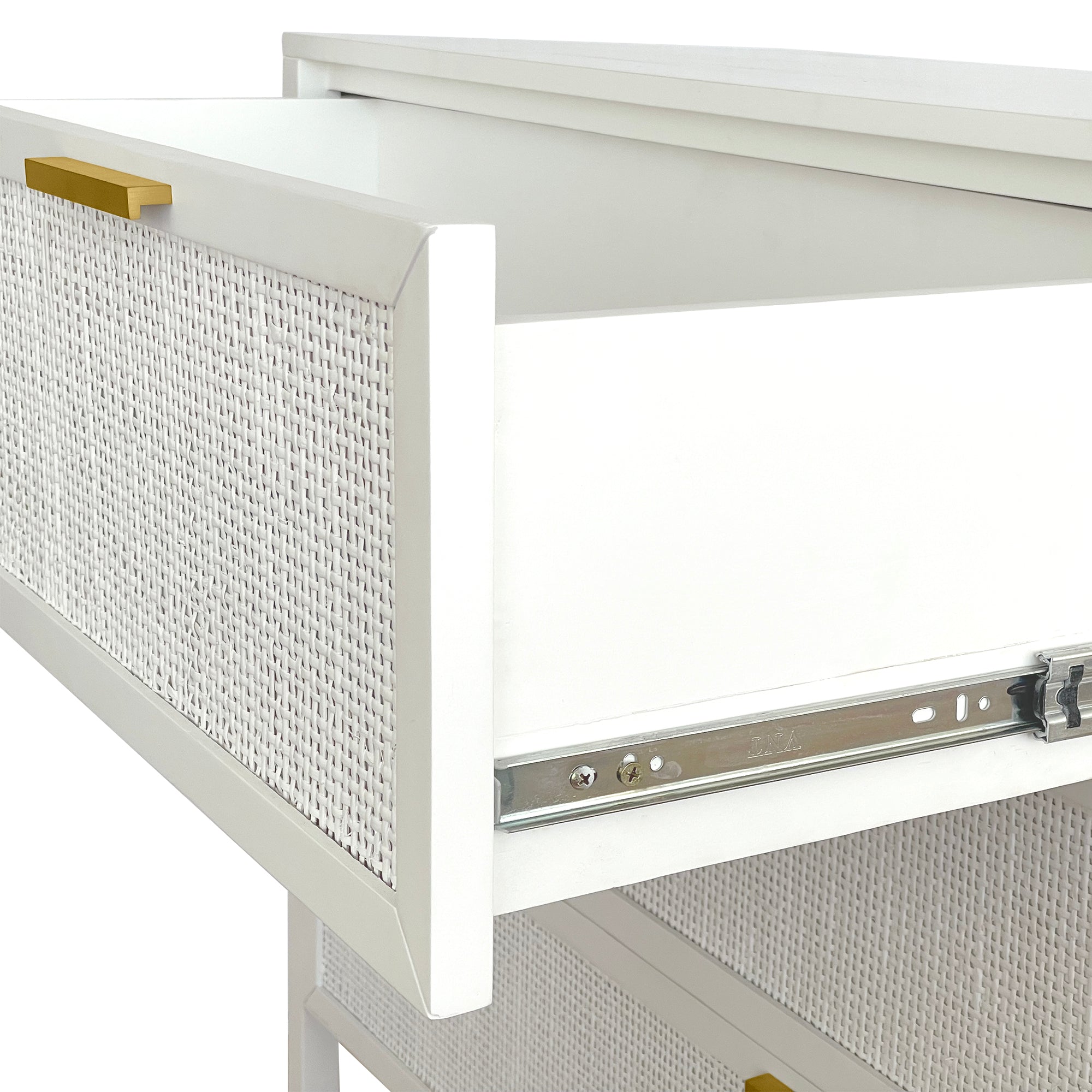 Santorini 3 Drawer Dresser - White
