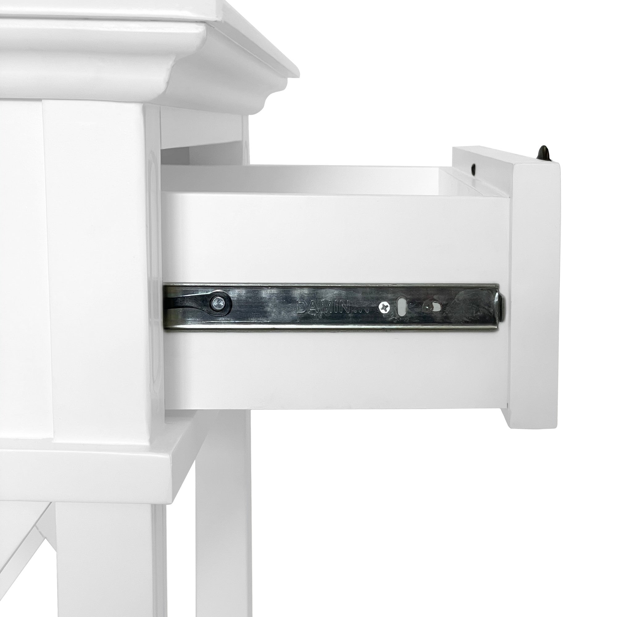 West Beach Hamptons Bedside Table - White