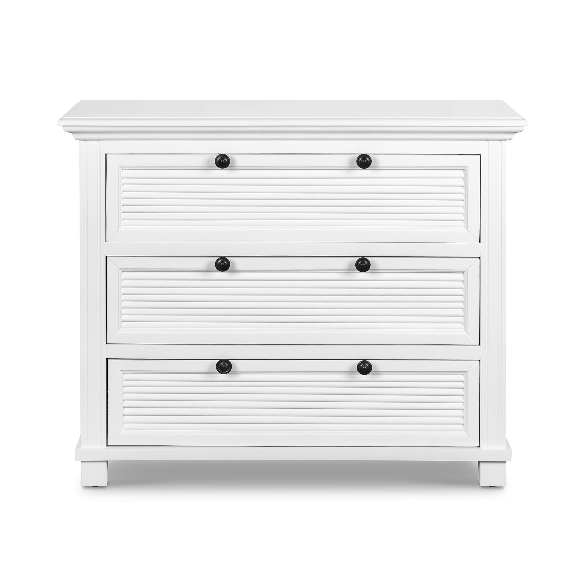 West Beach 3 Drawer Dresser - White