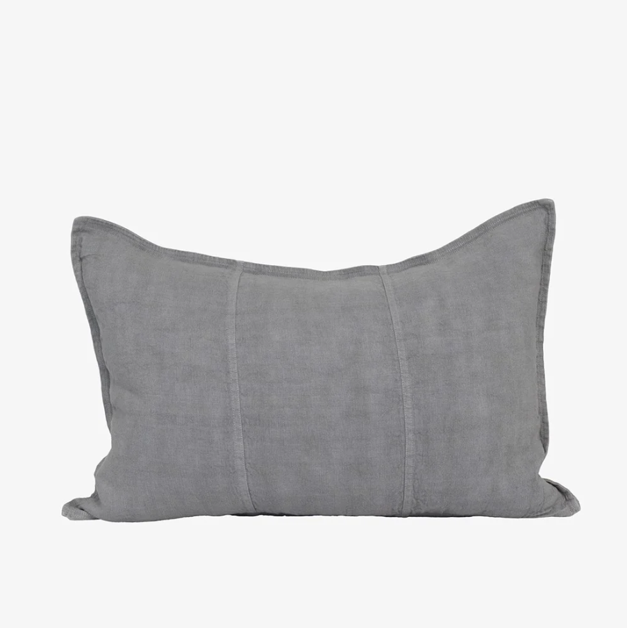 Luca Linen Cushion - Grey