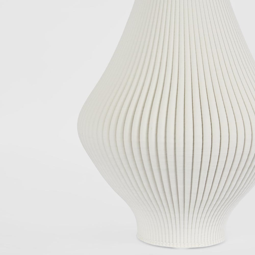 Verne 3D Vase Large - White