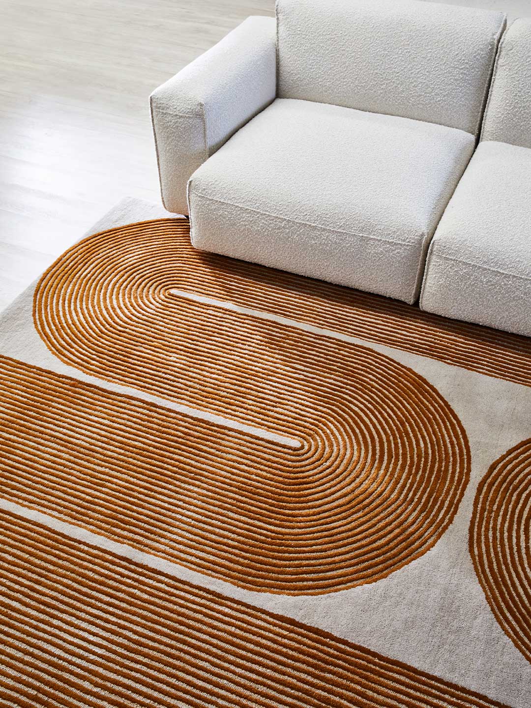 Viper Wool Rug - Golden