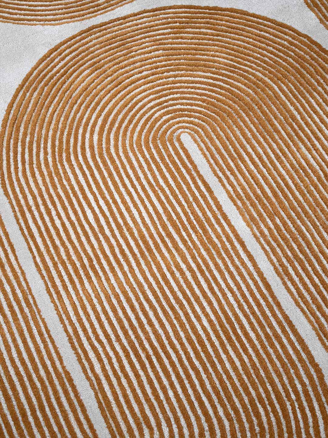 Viper Wool Rug - Golden