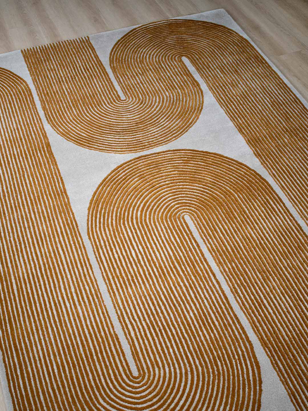 Viper Wool Rug - Golden