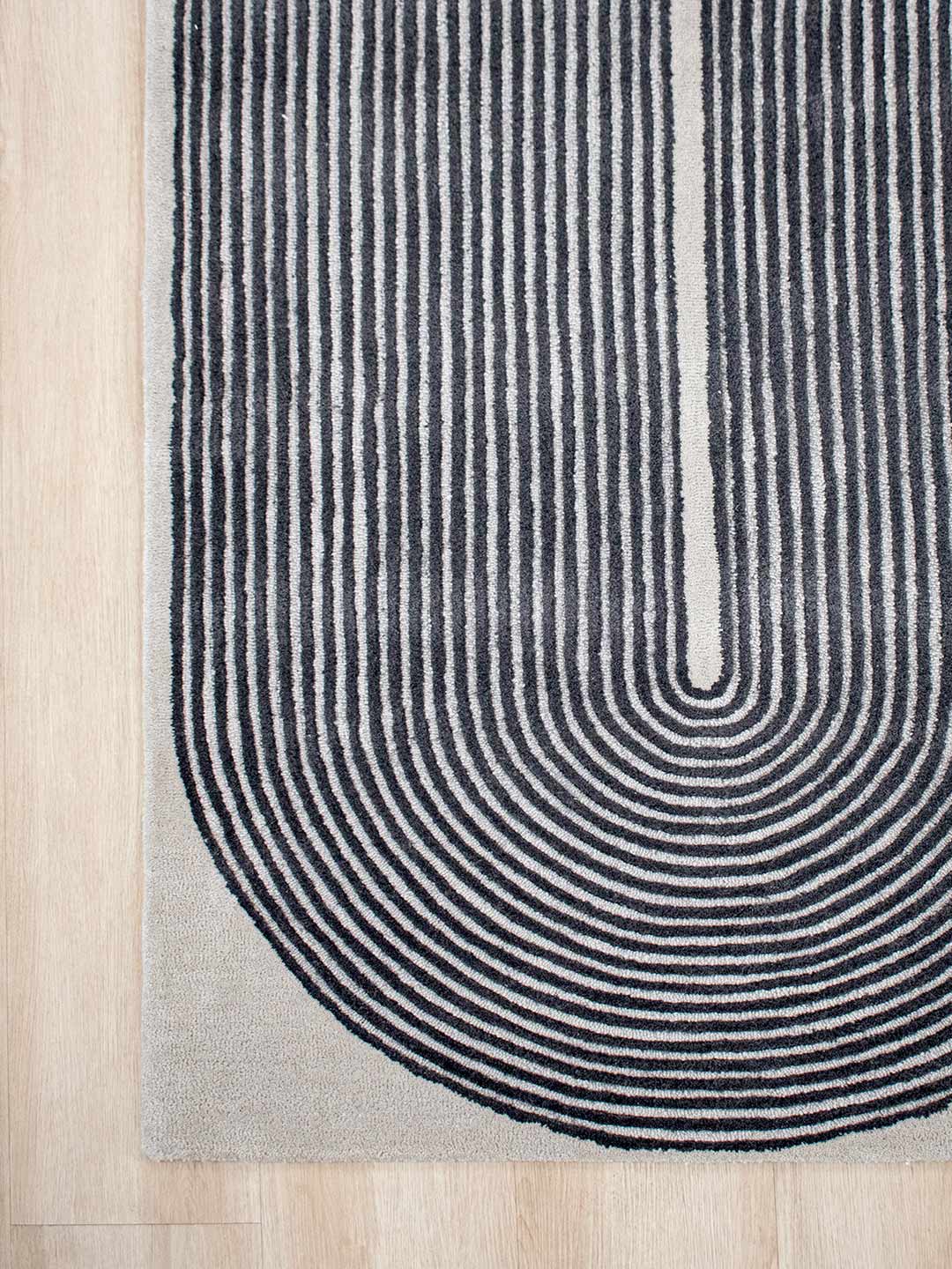 Viper Wool Rug - Ink