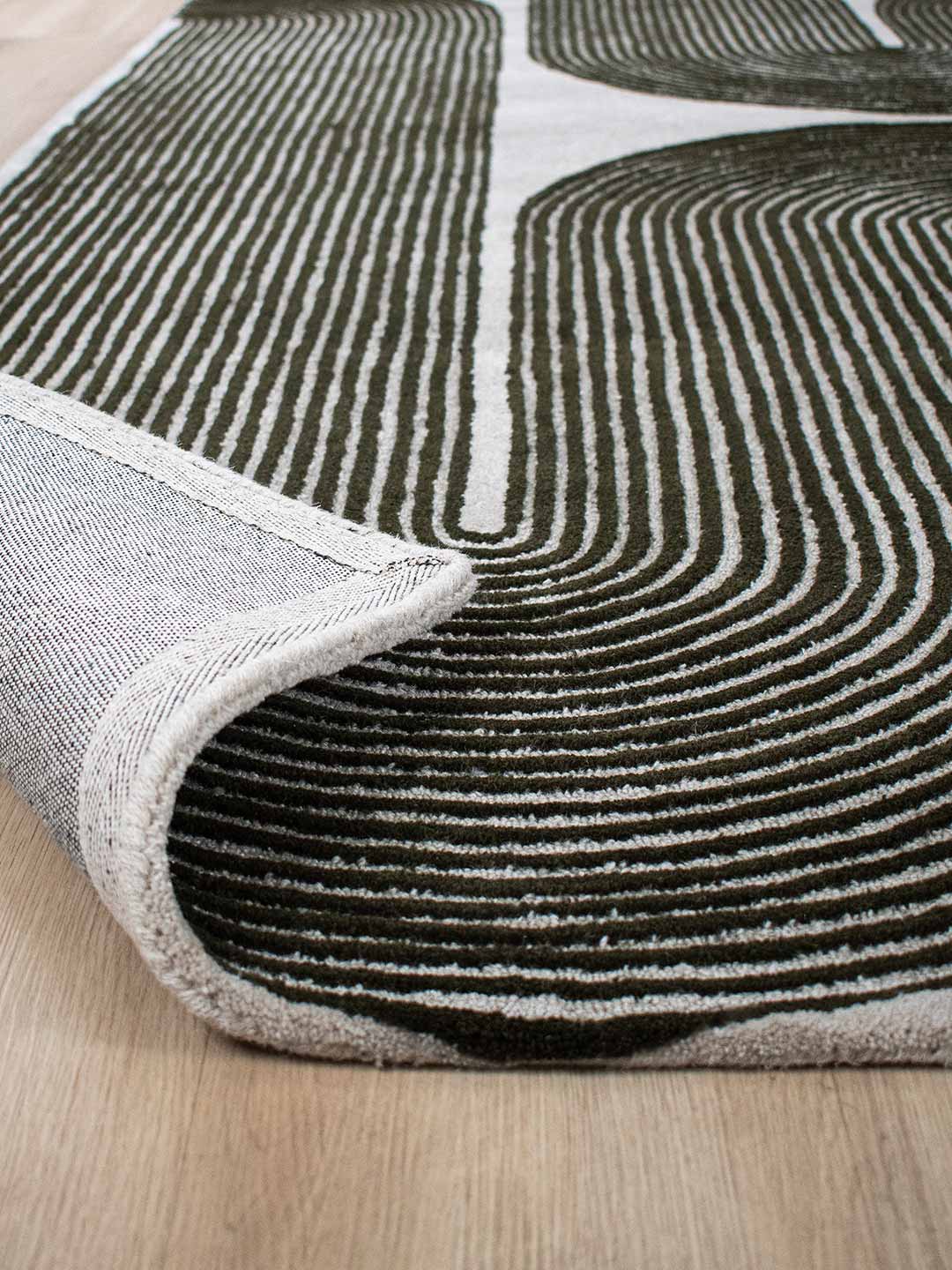 Viper Wool Rug - Olive