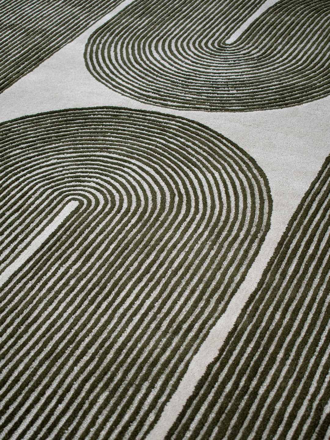 Viper Wool Rug - Olive