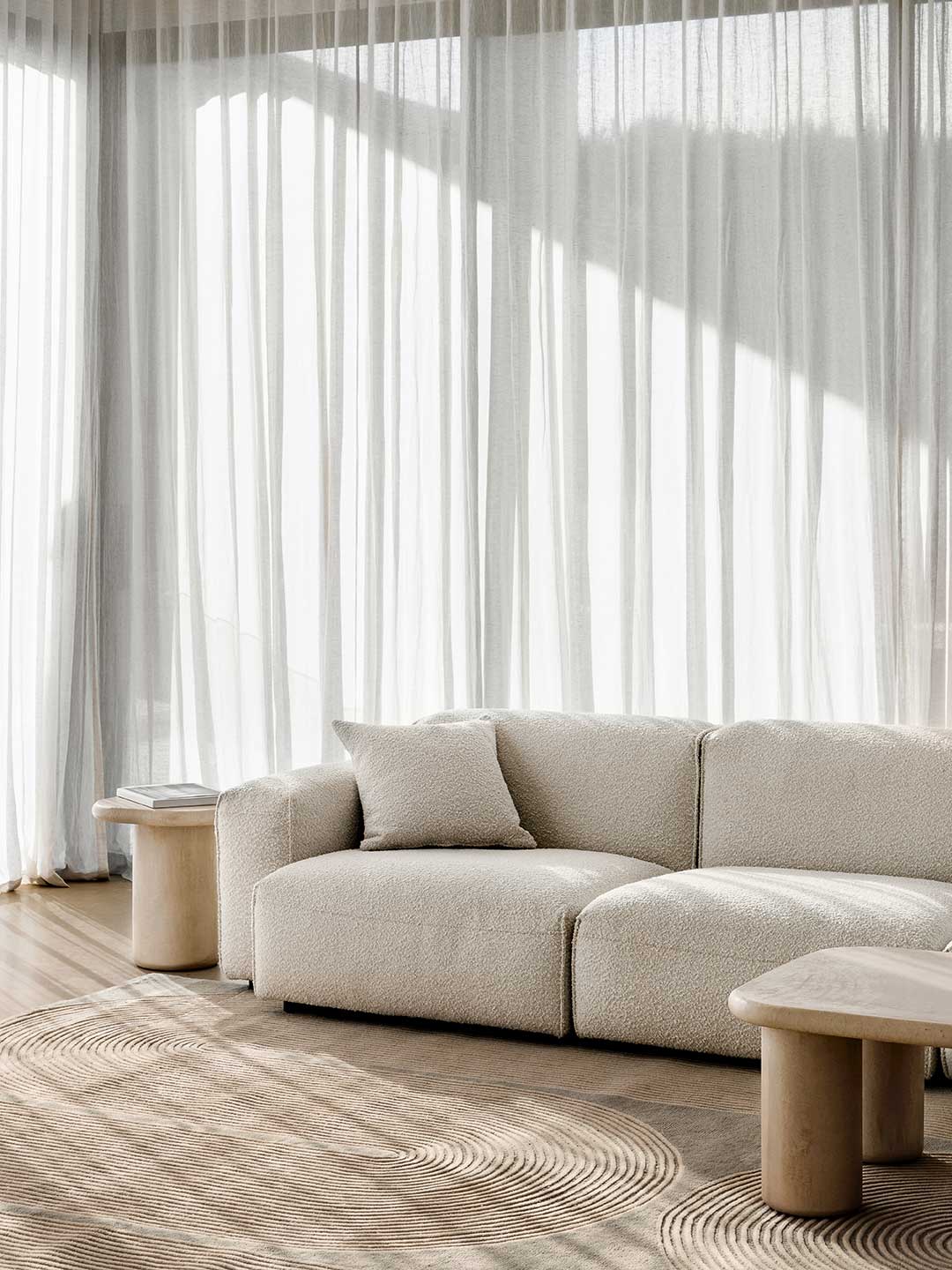 Viper Wool Rug - Snow