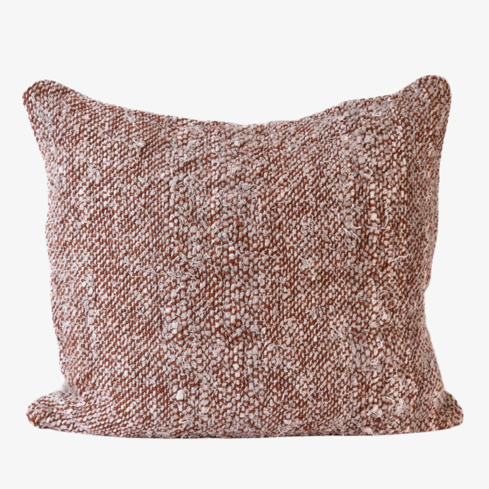 Wabi Cushion - Rust/Ivory/Natural