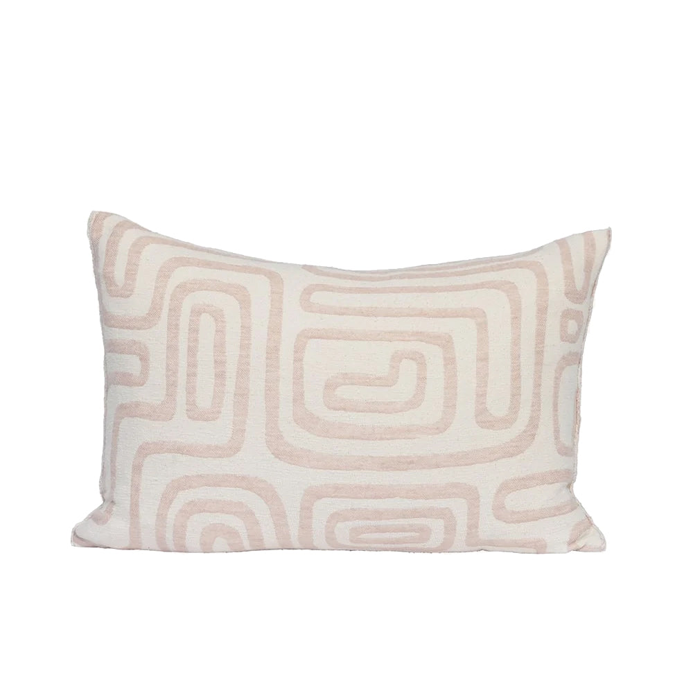 Wander Cushion - White/Soft Musk