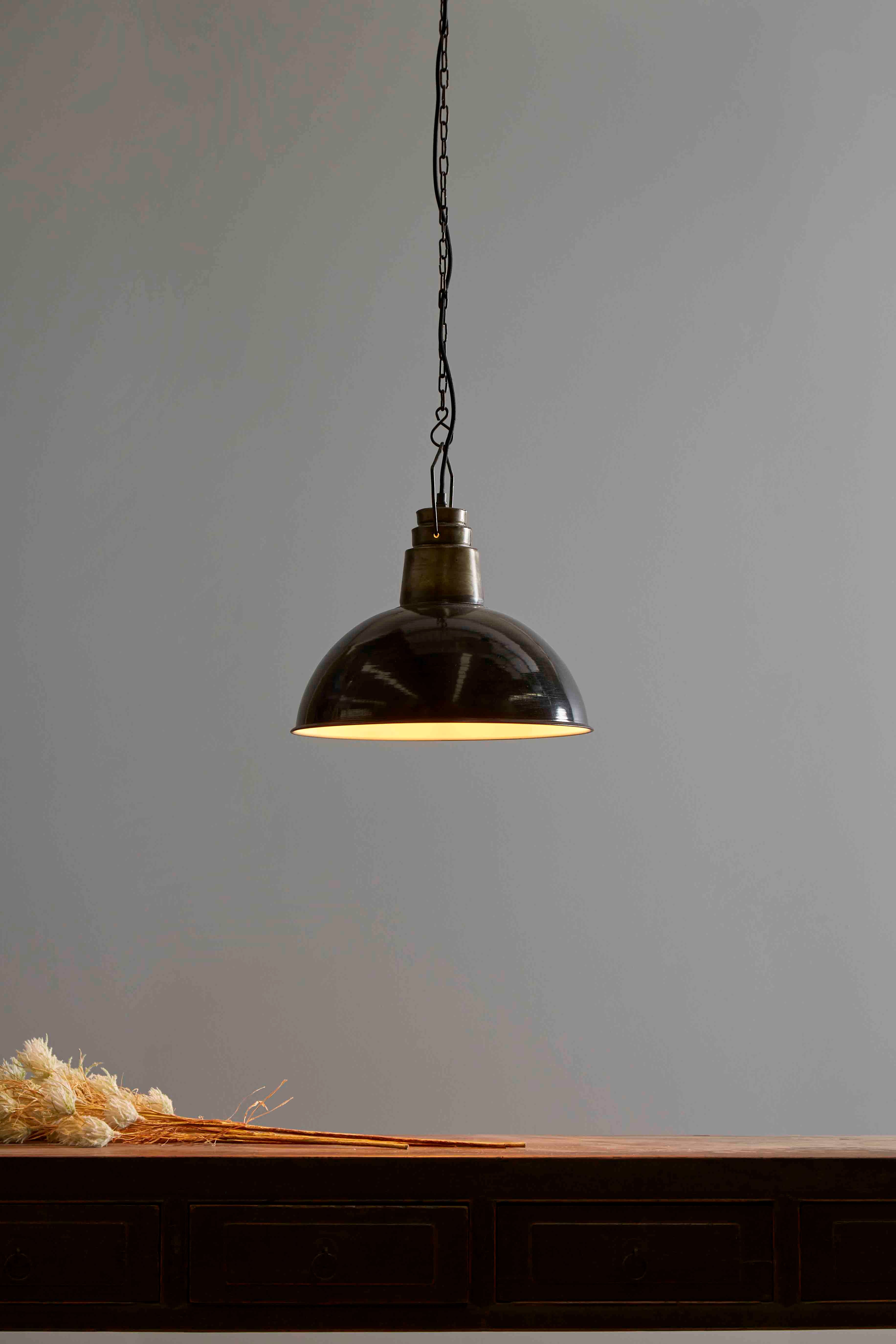 Napier Ceiling Pendant - Old Black