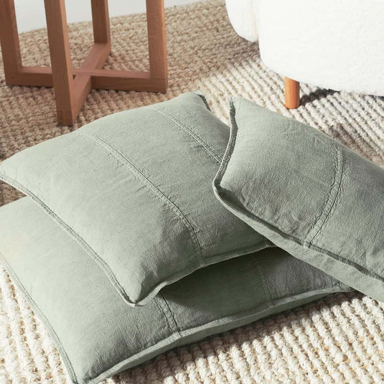 Luca Linen Cushion - Pistachio