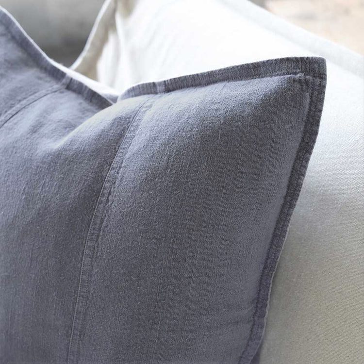 Luca Linen Cushion - Slate