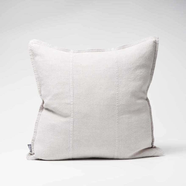 Luca Linen Outdoor Cushion - Silver Grey