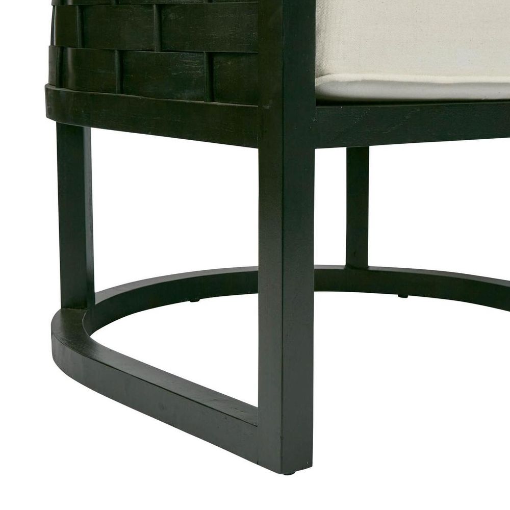Weave Occasional Arm Chair - Black