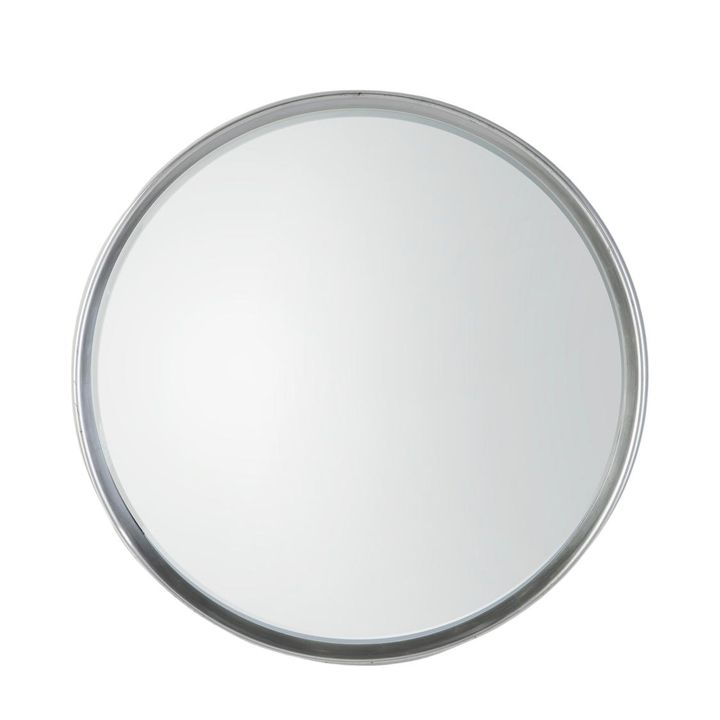 Harvey Round Mirror - Silver