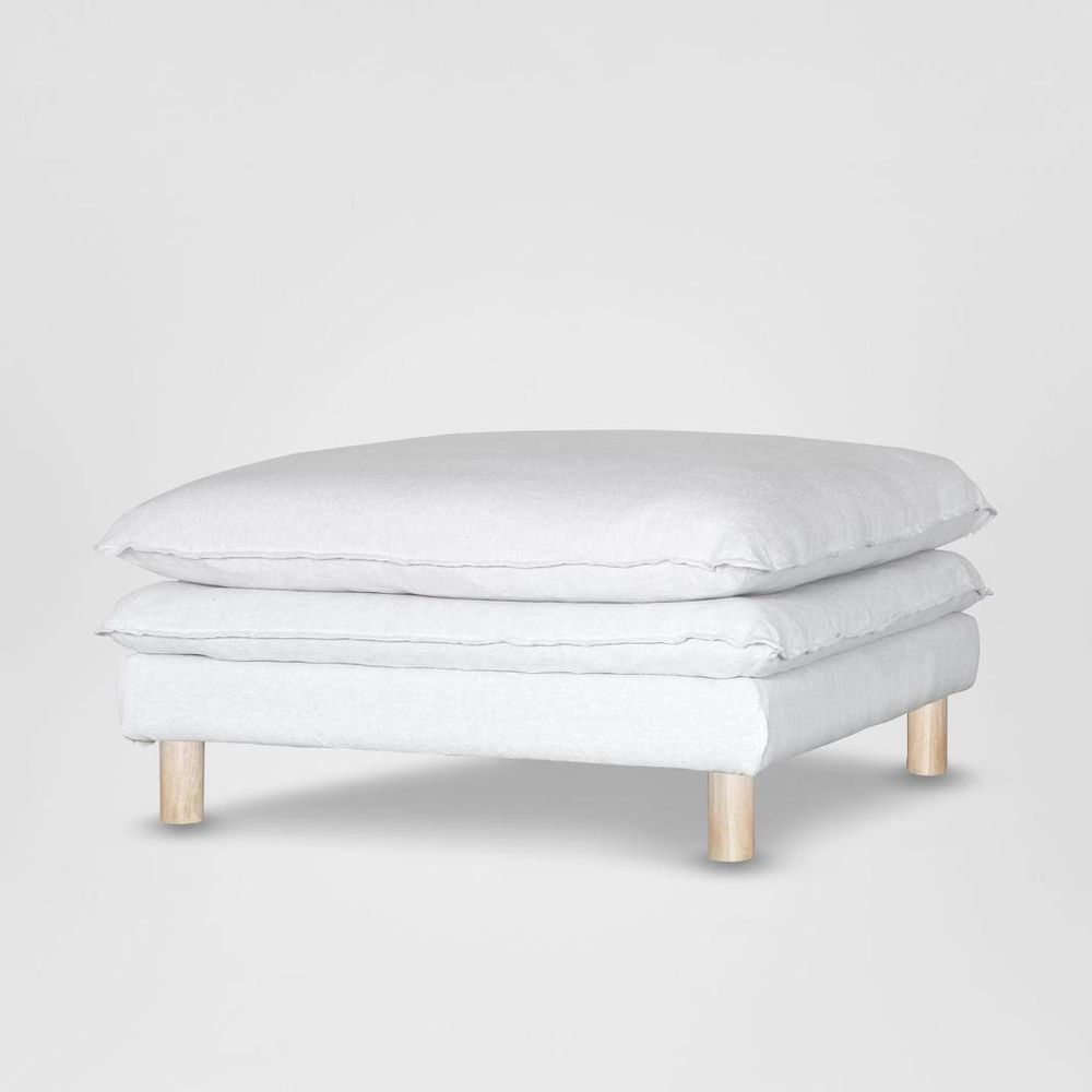 Aura Ottoman - White