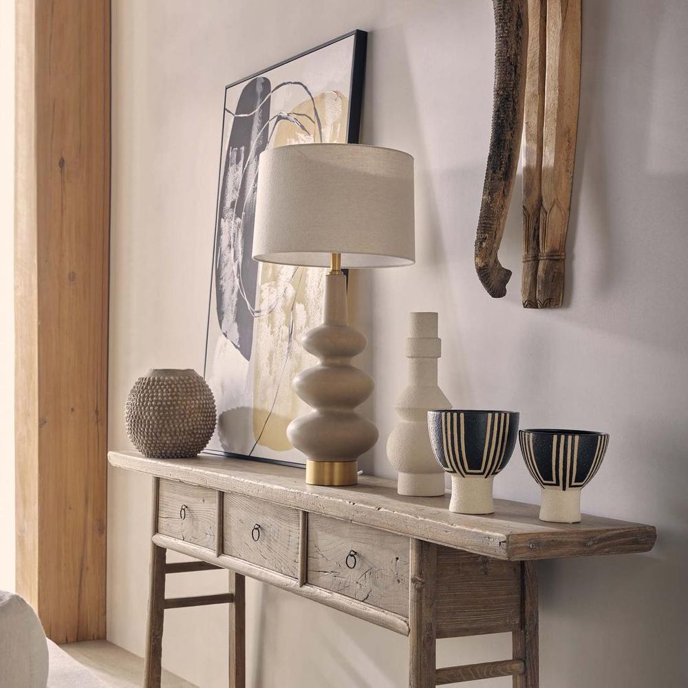 Linden Sandstone Table Lamp
