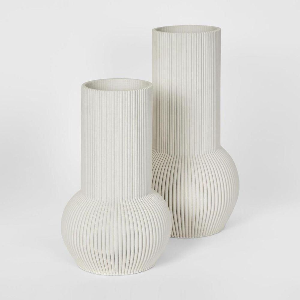 Hend 3D Vase Large - White