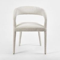 Nolan Dining Chair - White Boucle