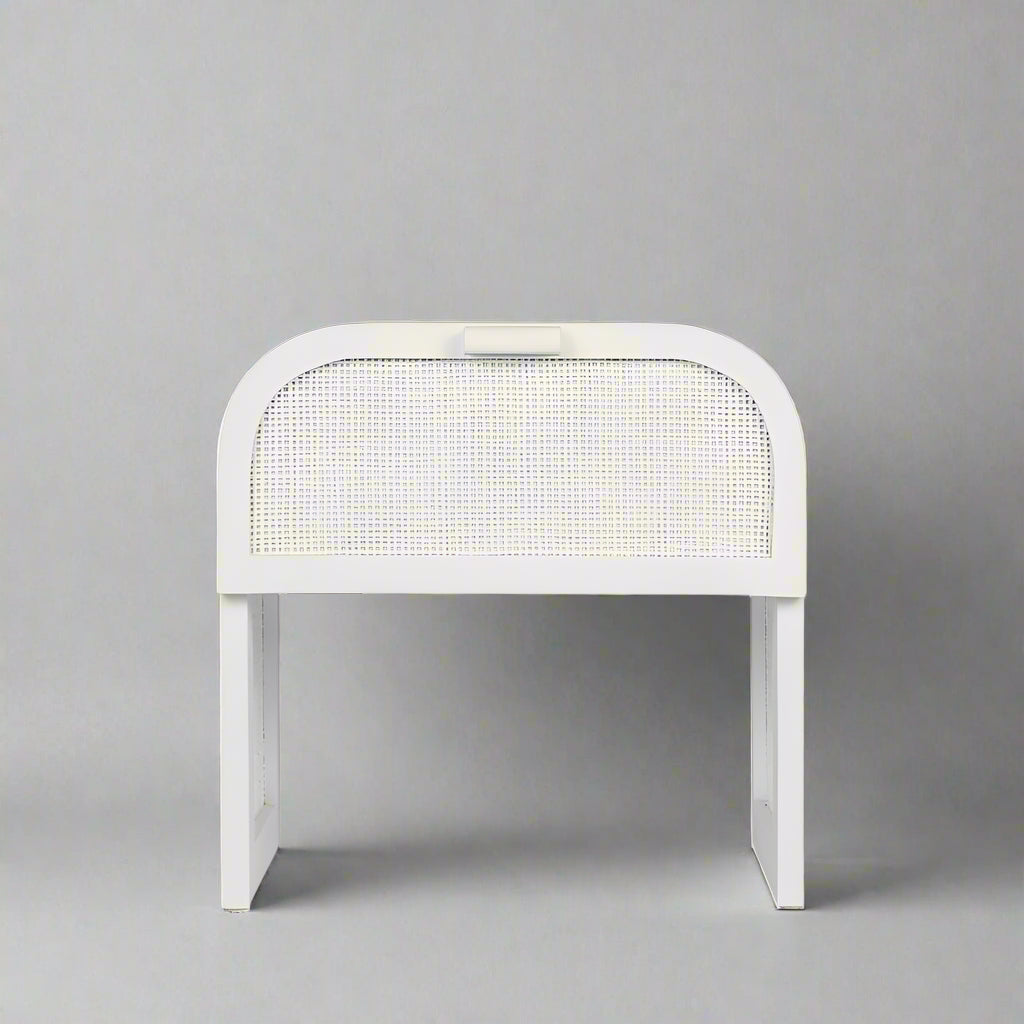 Grace Bedside Table - Chalk