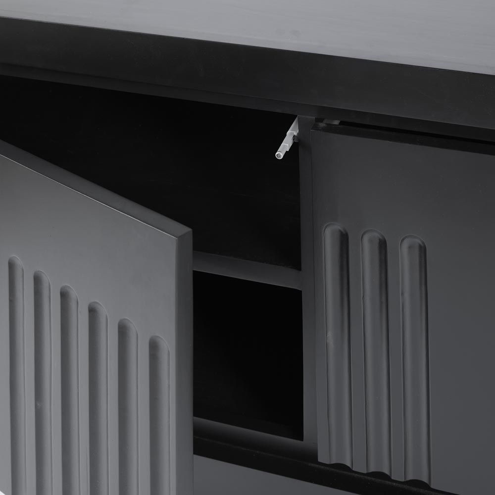 Rock Sideboard Unit Low - Black