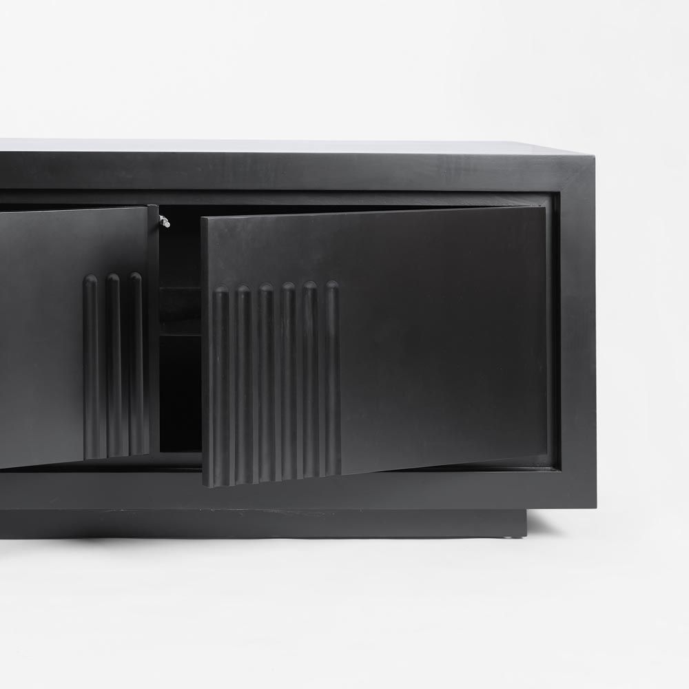 Rock Sideboard Unit Low - Black