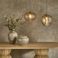 Hinza Ceiling Pendant - Amber