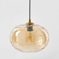 Hinza Ceiling Pendant - Amber