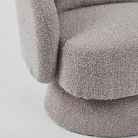 Selena Swivel Chair - Stone