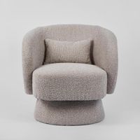 Selena Swivel Chair - Stone