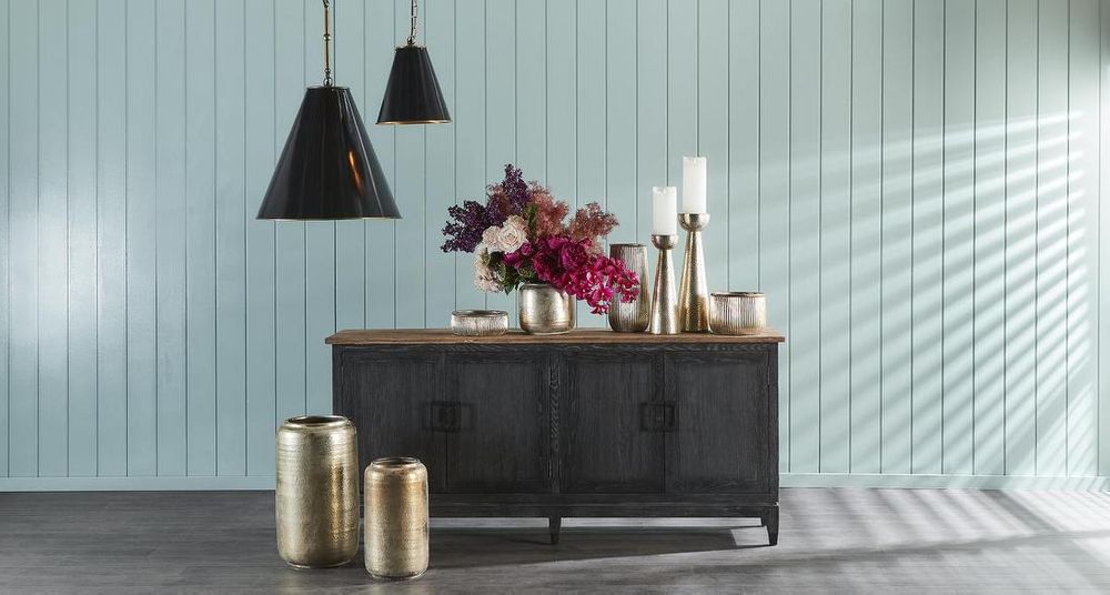 Monte Carlo Ceiling Pendant Small - Black and Brass