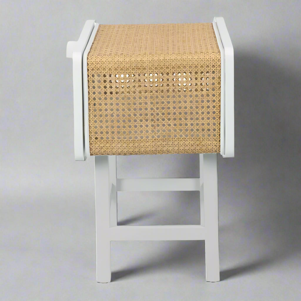 Zoe Bedside Table - Chalk