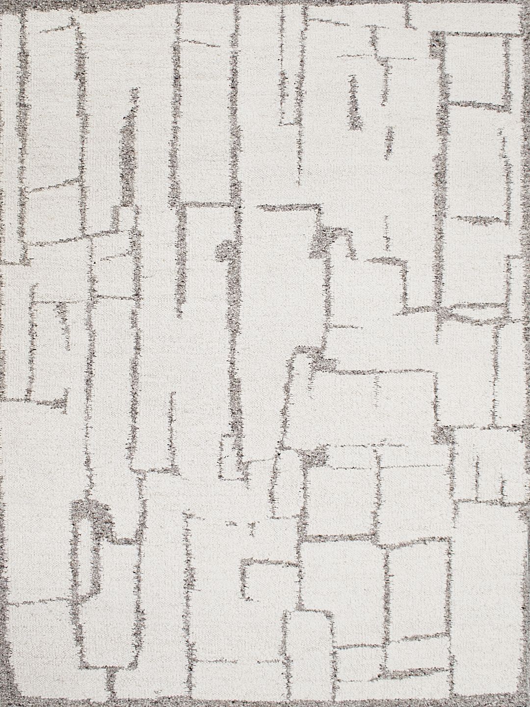 Heras Wool Rug - Ivory / Taupe